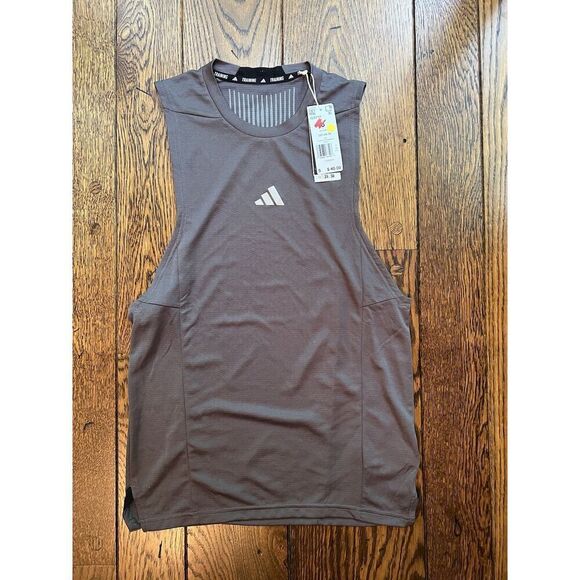 NWT Men’s Adidas Designed For Training Workout HEAT.RDY Tank Top Small MSRP $40 - Picture 1 of 6